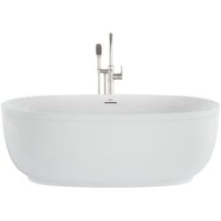 Jacuzzi Cosi 67" Free Standing Acrylic Soaking Tub with Center Drain, Drain Assembly and Overflow - Includes Tub Faucet -Jacuzzi Sales Store jacuzzi csn6732bcxxxx alternate view 1598