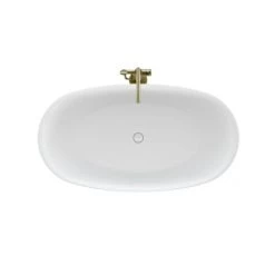 Jacuzzi Cosi 59" Free Standing Acrylic Soaking Tub with Center Drain, Drain Assembly and Overflow - Includes Floor Mounted Tub Filler with Hand Shower -Jacuzzi Sales Store jacuzzi csz5932bcxxxx alternate view 99
