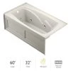 Jacuzzi Cetra 60" Whirlpool Alcove Bathtub with Left Drain and Basic Controls -Jacuzzi Sales Store jacuzzi ct26032wlr2xxy 100825