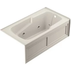Jacuzzi 60" x 32" Cetra® Three Wall Alcove Comfort Whirlpool Bathtub with 8 Jets, Basic Controls, Right Drain and Left Pump -Jacuzzi Sales Store jacuzzi cts6032 wrl 2xx alternate view 5467