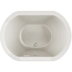 Jacuzzi Duetta 60" Pure Air Bathtub for Drop In / Undermount Installations with Center Drain -Jacuzzi Sales Store jacuzzi due6042acr2xx alternate view 509