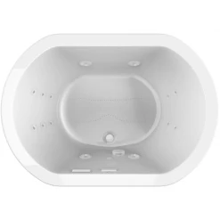 Jacuzzi Duetta 60" Salon Spa Bathtub for Drop In / Undermount Installations with Center Drain and Chromatherapy Lighting / RapidHeat Technologies - Luxury Controls -Jacuzzi Sales Store jacuzzi due6042ccr4ch alternate view 4142