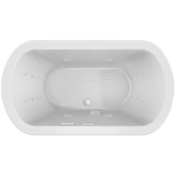 Jacuzzi Duetta 66" Salon Spa Bathtub for Drop In / Undermount Installations with Center Drain and Chromatherapy Lighting / RapidHeat Technologies - Luxury Controls -Jacuzzi Sales Store jacuzzi due6636ccr4ch alternate view 4174