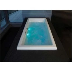 Jacuzzi Duetta 66" Salon Spa Bathtub for Drop In / Undermount Installations with Center Drain and Chromatherapy Lighting / Whisper™ Technology - Luxury Controls 13 Jacuzzi Duetta 66" Salon Spa Bathtub for Drop In / Undermount Installations with Center Drain and Chromatherapy Lighting / Whisper™ Technology - Luxury Controls -Jacuzzi Sales Store jacuzzi due6636ccr4cw blue lighting 76