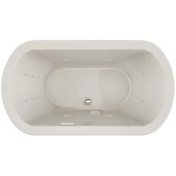 Jacuzzi Duetta 66" Drop-In Whirlpool Bathtub with Center Drain, Whisper+ and Illumatherapy -Jacuzzi Sales Store jacuzzi due6636wcr4ip alternate view 2452