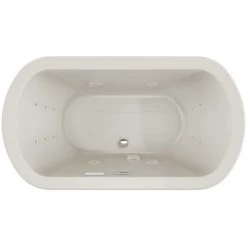 Jacuzzi Duetta 72" Salon Spa Bathtub for Drop In / Undermount Installations with Center Drain and Chromatherapy Lighting / RapidHeat Technologies - Luxury Controls -Jacuzzi Sales Store jacuzzi due7242ccr4ch alternate view 4235