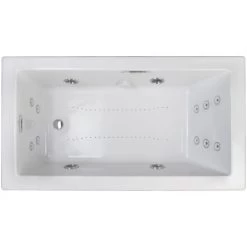 Jacuzzi Elara 66" Acrylic Air / Whirlpool Bathtub for Drop-In Installations with Left Drain, Chromatherapy Lighting, Heater, and LCD Controls 11 Jacuzzi Elara 66" Acrylic Air / Whirlpool Bathtub for Drop-In Installations with Left Drain, Chromatherapy Lighting, Heater, and LCD Controls -Jacuzzi Sales Store jacuzzi ela6636clr5ch alternate view 4339