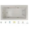 Jacuzzi Elara 66" Drop-In Spa Combination Bathtub with Left Drain, Chromatherapy, and LCD Controls Technology