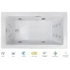 Jacuzzi Elara 72" Drop-In Spa Combination Bathtub with Left Drain, LCD Controls, and Illumatherapy 1 Jacuzzi Elara 72" Drop-In Spa Combination Bathtub with Left Drain, LCD Controls, and Illumatherapy -Jacuzzi Sales Store jacuzzi ela7236clr5ipww 100825
