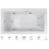 Jacuzzi Elara 72" Drop-In Spa Combination Bathtub with Left Drain, Whisper+ Technology™, and Illumatherapy