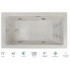 Jacuzzi Elara 72" Drop-In Spa Combination Bathtub with Right Drain, Whisper+ Technology™, and Illumatherapy -Jacuzzi Sales Store jacuzzi ela7242crl4ipyy 100825