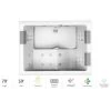 Jacuzzi Elara® Plus 79" Drop In Acrylic Whirlpool Tub with Front Drain, Drain Assembly, and Overflow - Includes Whisper+ Technology™ and J4 Controls