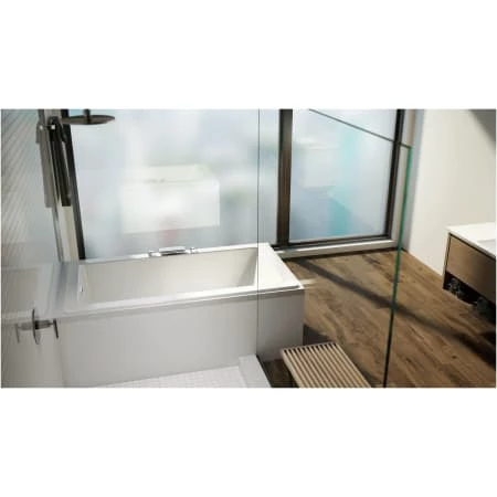 Jacuzzi Elara Low Profile 60" x 32" Acrylic Air Bathtub for Drop-In Installations with Right Drain and Chromatherapy Lighting 5 Jacuzzi Elara Low Profile 60" x 32" Acrylic Air Bathtub for Drop-In Installations with Right Drain and Chromatherapy Lighting - Image 3