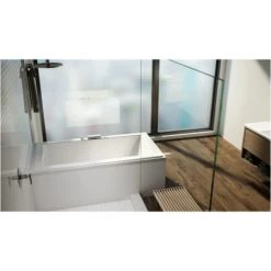 Jacuzzi Elara Low Profile 60" x 32" Acrylic Soaking Bathtub for Drop-In Installations with Reversible Drain and Chromatherapy Lighting -Jacuzzi Sales Store jacuzzi ell6032bux2cx alternate view 652