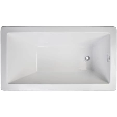 Jacuzzi Elara Low Profile 60" x 36" Acrylic Soaking Bathtub for Drop-In Installations with Reversible Drain 4 Jacuzzi Elara Low Profile 60" x 36" Acrylic Soaking Bathtub for Drop-In Installations with Reversible Drain - Image 2