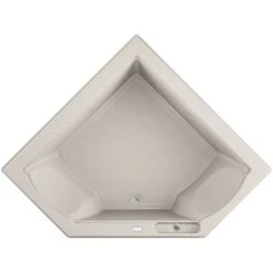 Jacuzzi 66" x 66" Fuzion Drop In Corner Soaking Bathtub with Basic Controls, Chromatherapy and Center Drain - Integrated Drain Assembly Included -Jacuzzi Sales Store jacuzzi fuz6666 bcx 2cx alternate view 5676