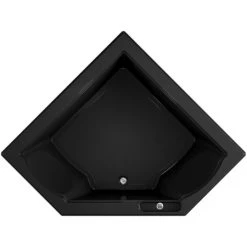 Jacuzzi 66" x 66" Fuzion Drop In Corner Soaking Bathtub with Center Drain - Integrated Drain Assembly Included -Jacuzzi Sales Store jacuzzi fuz6666 bcx xxx alternate view 5680