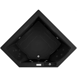 Jacuzzi 66" x 66" Fuzion Drop In Corner Luxury Salon Spa Bathtub with 15 Jets, Luxury Controls, Illumatherapy, Heater - Integrated Drain Assembly Included -Jacuzzi Sales Store jacuzzi fuz6666 ccr 4iw alternate view 4540