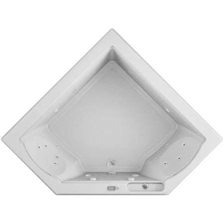 Jacuzzi 66" x 66" Fuzion Drop In Corner Luxury Whirlpool Bathtub with 15 Jets, LCD Controls, Chromatherapy, Heater - Integrated Drain Assembly Included 4 Jacuzzi 66" x 66" Fuzion Drop In Corner Luxury Whirlpool Bathtub with 15 Jets, LCD Controls, Chromatherapy, Heater - Integrated Drain Assembly Included - Image 2