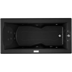 Jacuzzi 72" x 36" Fuzion Drop In Luxury Salon Spa Bathtub with 14 Jets, Luxury Controls, Chromatherapy, Heater, Right Drain and Left Pump - Integrated Drain Assembly Included -Jacuzzi Sales Store jacuzzi fuz7236 crl 4ch alternate view 4666