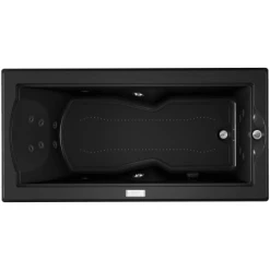 Jacuzzi 72" x 36" Fuzion Drop In Luxury Salon Spa Bathtub with 14 Jets, Luxury Controls, Illumatherapy, Heater, Right Drain and Left Pump - Integrated Drain Assembly Included -Jacuzzi Sales Store jacuzzi fuz7236 crl 4ih alternate view 4678