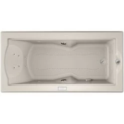 Jacuzzi 72" x 36" Fuzion Drop In Luxury Salon Spa Bathtub with 14 Jets, Luxury Controls, Illumatherapy, Heater, Right Drain and Left Pump - Integrated Drain Assembly Included -Jacuzzi Sales Store jacuzzi fuz7236 crl 4iw alternate view 4685