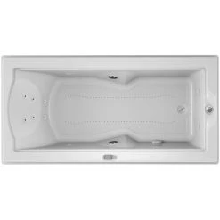 Jacuzzi 72" x 36" Fuzion Drop In Luxury Salon Spa Bathtub with 14 Jets, LCD Controls, Illumatherapy, Heater, Right Drain and Left Pump - Integrated Drain Assembly Included -Jacuzzi Sales Store jacuzzi fuz7236 crl 5ih alternate view 4700
