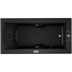 Jacuzzi 72" x 36" Fuzion Drop In Luxury Salon Spa Bathtub with 14 Jets, LCD Controls, Illumatherapy, Heater, Right Drain and Left Pump - Integrated Drain Assembly Included -Jacuzzi Sales Store jacuzzi fuz7236 crl 5ih alternate view 4702