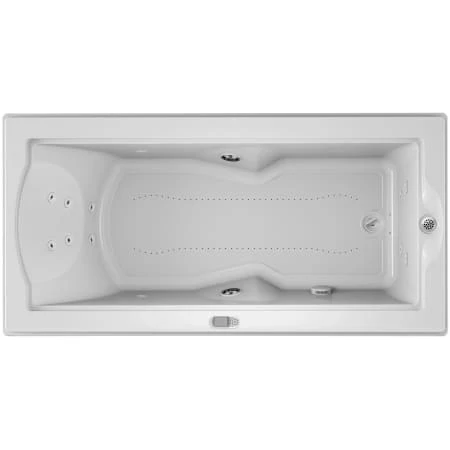 Jacuzzi 72" x 36" Fuzion Drop In Luxury Salon Spa Bathtub with 14 Jets, LCD Controls, Illumatherapy, Heater, Right Drain and Left Pump - Integrated Drain Assembly Included 4 Jacuzzi 72" x 36" Fuzion Drop In Luxury Salon Spa Bathtub with 14 Jets, LCD Controls, Illumatherapy, Heater, Right Drain and Left Pump - Integrated Drain Assembly Included - Image 2