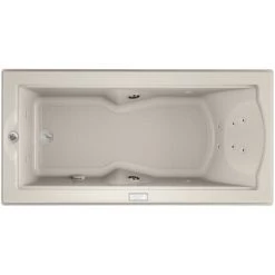 Jacuzzi 72" x 36" Fuzion Drop In Luxury Whirlpool Bathtub with 14 Jets, Luxury Controls, Illumatherapy, Heater, Left Drain and Right Pump - Integrated Drain Assembly Included -Jacuzzi Sales Store jacuzzi fuz7236 wlr 4ih alternate view 4727