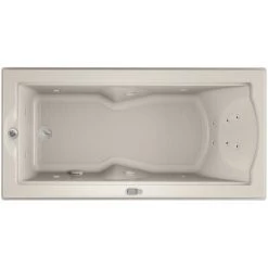 Jacuzzi 72" x 36" Fuzion Drop In Luxury Whirlpool Bathtub with 14 Jets, LCD Controls, Chromatherapy, Heater, Left Drain and Right Pump - Integrated Drain Assembly Included -Jacuzzi Sales Store jacuzzi fuz7236 wlr 5cw alternate view 4745 1