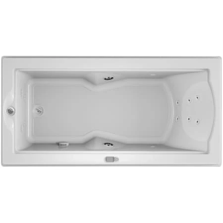 Jacuzzi 72" x 36" Fuzion Drop In Luxury Whirlpool Bathtub with 14 Jets, LCD Controls, Illumatherapy, Heater, Left Drain and Right Pump - Integrated Drain Assembly Included 4 Jacuzzi 72" x 36" Fuzion Drop In Luxury Whirlpool Bathtub with 14 Jets, LCD Controls, Illumatherapy, Heater, Left Drain and Right Pump - Integrated Drain Assembly Included - Image 2