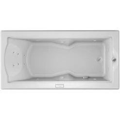 Jacuzzi 72" x 36" Fuzion Drop In Luxury Whirlpool Bathtub with 14 Jets, Luxury Controls, Chromatherapy, Heater, Right Drain and Left Pump - Integrated Drain Assembly Included -Jacuzzi Sales Store jacuzzi fuz7236 wrl 4ch alternate view 4760