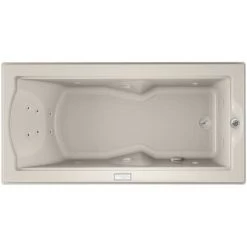 Jacuzzi 72" x 36" Fuzion Drop In Luxury Whirlpool Bathtub with 14 Jets, Luxury Controls, Chromatherapy, Heater, Right Drain and Left Pump - Integrated Drain Assembly Included -Jacuzzi Sales Store jacuzzi fuz7236 wrl 4cw alternate view 4769