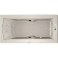 Jacuzzi 72" x 36" Fuzion Drop In Luxury Whirlpool Bathtub with 14 Jets, Luxury Controls, Illumatherapy, Heater, Right Drain and Left Pump - Integrated Drain Assembly Included -Jacuzzi Sales Store jacuzzi fuz7236 wrl 4ih alternate view 4775