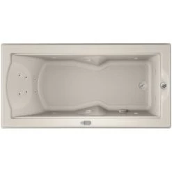 Jacuzzi 72" x 36" Fuzion Drop In Luxury Whirlpool Bathtub with 14 Jets, LCD Controls, Chromatherapy, Heater, Right Drain and Left Pump - Integrated Drain Assembly Included -Jacuzzi Sales Store jacuzzi fuz7236 wrl 5cw alternate view 4793