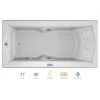Jacuzzi 72" x 36" Fuzion Drop In Luxury Whirlpool Bathtub with 14 Jets, LCD Controls, Illumatherapy, Heater, Left Drain and Right Pump - Integrated Drain Assembly Included -Jacuzzi Sales Store jacuzzi fuz7236wlr5ihw 100825