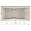 Jacuzzi 72" x 36" Fuzion Drop In Luxury Whirlpool Bathtub with 14 Jets, LCD Controls, Illumatherapy, Heater, Left Drain and Right Pump - Integrated Drain Assembly Included -Jacuzzi Sales Store jacuzzi fuz7236wlr5iwy 100825