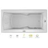 Jacuzzi 72" x 36" Fuzion Drop In Luxury Whirlpool Bathtub with 14 Jets, LCD Controls, Chromatherapy, Heater, Right Drain and Left Pump - Integrated Drain Assembly Included -Jacuzzi Sales Store jacuzzi fuz7236wrl5chw 100825