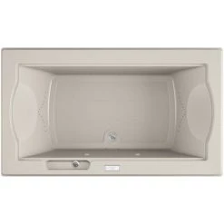 Jacuzzi 72" x 42" Fuzion Drop In Luxury Pure Air®; Bathtub with Luxury Controls, Chromatherapy, Center Drain and Right Blower - Integrated Drain Assembly Included -Jacuzzi Sales Store jacuzzi fuz7242 acr 4cx alternate view 2806