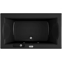 Jacuzzi 72" x 42" Fuzion Drop In Luxury Pure Air®; Bathtub with LCD Controls, Chromatherapy, Center Drain and Right Blower - Integrated Drain Assembly Included -Jacuzzi Sales Store jacuzzi fuz7242 acr 5cx alternate view 2810