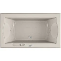 Jacuzzi 72" x 42" Fuzion Drop In Luxury Pure Air®; Bathtub with LCD Controls, Chromatherapy, Center Drain and Right Blower - Integrated Drain Assembly Included -Jacuzzi Sales Store jacuzzi fuz7242 acr 5cx alternate view 2811