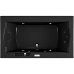 Jacuzzi 72" x 42" Fuzion Drop In Luxury Whirlpool Bathtub with 14 Jets, Luxury Controls, Chromatherapy, Heater, Center Drain and Right Pump - Integrated Drain Assembly Included -Jacuzzi Sales Store jacuzzi fuz7242 wcr 4ch alternate view 2855