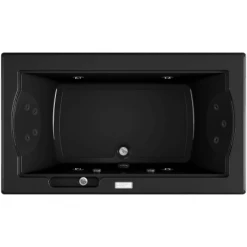 Jacuzzi 72" x 42" Fuzion Drop In Luxury Whirlpool Bathtub with 14 Jets, Luxury Controls, Illumatherapy, Heater, Center Drain and Right Pump - Integrated Drain Assembly Included -Jacuzzi Sales Store jacuzzi fuz7242 wcr 4ih alternate view 2865