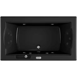 Jacuzzi 72" x 42" Fuzion Drop In Luxury Whirlpool Bathtub with 14 Jets, LCD Controls, Chromatherapy, Heater, Center Drain and Right Pump - Integrated Drain Assembly Included -Jacuzzi Sales Store jacuzzi fuz7242 wcr 5cw alternate view 2880