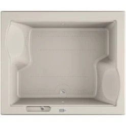 Jacuzzi 72" x 60" Fuzion Drop In Luxury Pure Air®; Bathtub with LCD Controls, Chromatherapy, Center Drain and Right Blower - Integrated Drain Assembly Included -Jacuzzi Sales Store jacuzzi fuz7260 acr 5cx alternate view 4829