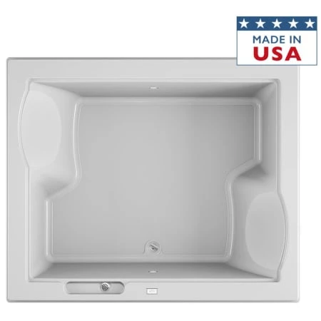 Jacuzzi 72" x 60" Fuzion Drop In Soaking Bathtub with Basic Controls, Chromatherapy and Center Drain - Integrated Drain Assembly Included 7 Jacuzzi 72" x 60" Fuzion Drop In Soaking Bathtub with Basic Controls, Chromatherapy and Center Drain - Integrated Drain Assembly Included - Image 5