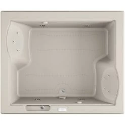 Jacuzzi 72" x 60" Fuzion Drop In Luxury Salon Spa Bathtub with 15 Jets, Luxury Controls, Illumatherapy, Heater, Center Drain and Right Pump - Integrated Drain Assembly Included -Jacuzzi Sales Store jacuzzi fuz7260 ccr 4ih alternate view 4847