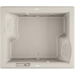 Jacuzzi 72" x 60" Fuzion Drop In Luxury Whirlpool Bathtub with 23 Jets, Luxury Controls, Illumatherapy, Heater, Center Drain and Dual Pump - Integrated Drain Assembly Included -Jacuzzi Sales Store jacuzzi fuz7260 wcd 4ih alternate view 4895