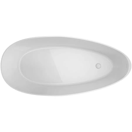 Jacuzzi Ileana™ 67" Solid Surface Free Standing Soaking Bathtub with Reversible Drain 6 Jacuzzi Ileana™ 67" Solid Surface Free Standing Soaking Bathtub with Reversible Drain - Image 4